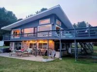 Direct Waterfront! 230ft of frontage. 6BRs, 2BAs and beautiful views!