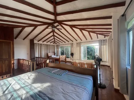 Ocean view Casa Conchal tropical setting surrounded by wildlife 4 min to beach