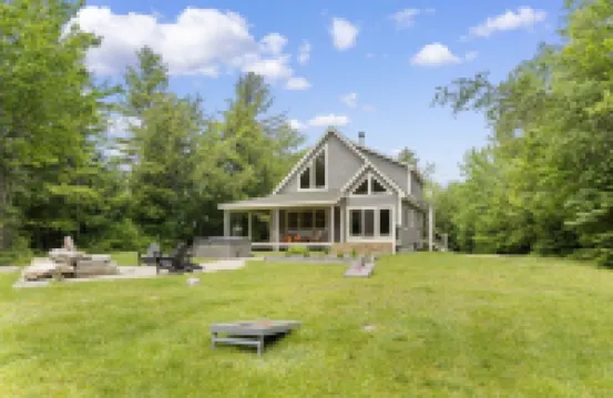 Spacious Maine Mountain Escape – Sleeps 15, Hot Tub, Ping Pong & Trails