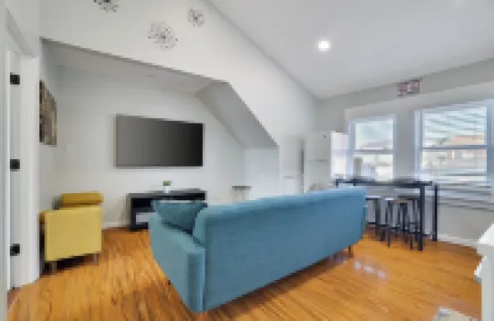 Bright 2Br Newark Retreat  Workspace & Easy Parking