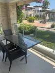 Side, 3-room apartment with pool area (in&out balcony, long stays welcome
