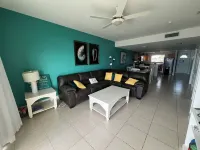 1st floor beachfront condo, just steps away from a private beach, beautiful view