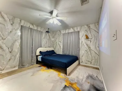 GreekCinema,Fireplace,Arcade,Museum by Beach LUX Hotels near Gulfport Mississippi Beaches