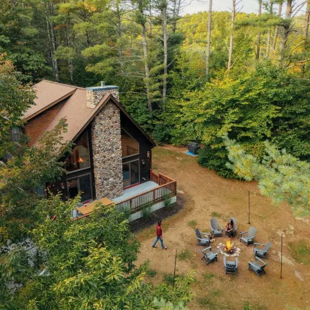 Private Modern Riverfront Ski Chalet - Near Gore Mountain and Lake George