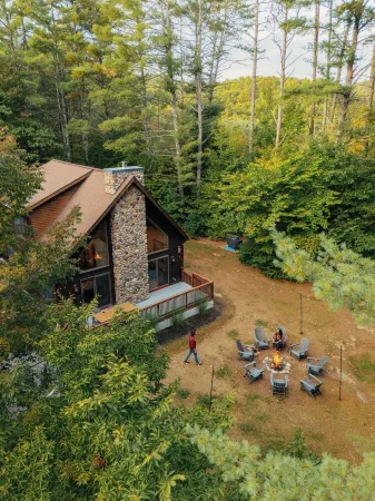 Private Modern Riverfront Ski Chalet - Near Gore Mountain and Lake George