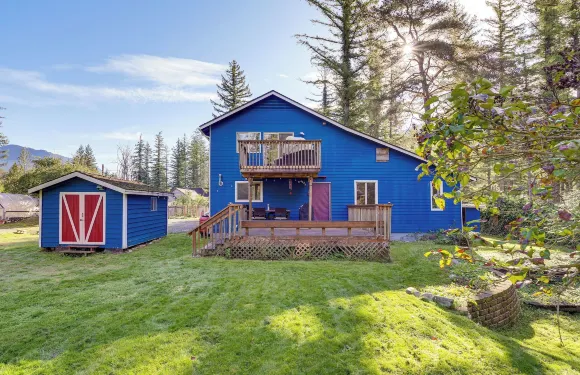 篝火+山景：戶外太平洋西北地區度假屋