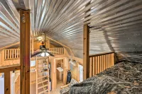 Lakefront Cabin w/ 2 Lofts, Boats on 4 Acres - parking