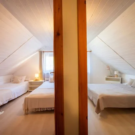 Two-story Holiday Home for 4 People, Summer Pool Отели в г. Леба