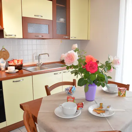 Two-Room Apartment for 3 People with Kitchen and Private Bathroom