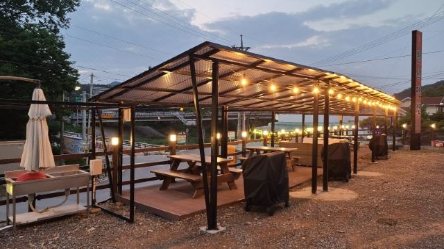 괴산 계곡 풍경