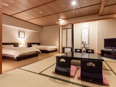 和洋式スペシャルルーム(浴室)(東ウイング) 湯田温泉 ユウベルホテル松政の写真