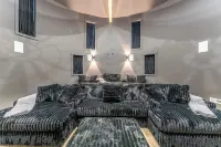 New barndominium with a theater room, AC, large gourmet kitchen with views