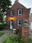 Historic Steckel carriage house with picturesque landscaping