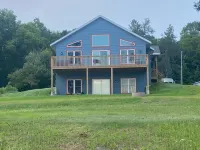 New Construction! Gorgeous full home with large deck overlooking North Twin Lake