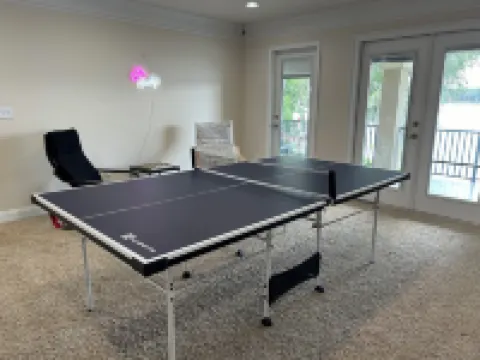 Lakeside Retreat~ Large home with pool, dock, game room and balcony on lakefront