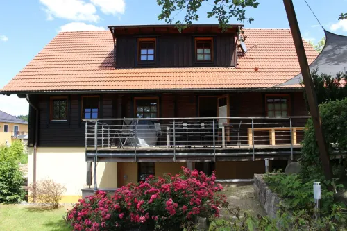 Comfortable wooden house in the heart of Saxon Switzerland above Rathen