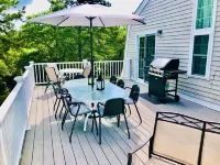 Exclusive Oyster Pond Retreat with Private Beach Access and New Gourmet Kitchen