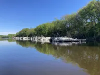 Marina getaway located on the back sloughs of the mighty Mississippi.