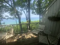 Stunning Views! 2 King Bdrms w Private Bathrooms. Walk to Lake Michigan Beach!