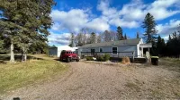 NEW LISTING - FARMHOUSE --VERY CLOSE TO SNOWMOBILE TRAILS - VERY PRIVATE