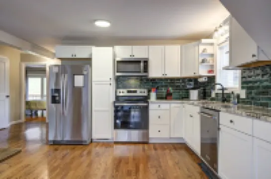 Lake House Living. Relax with the whole family at this peaceful place to stay.