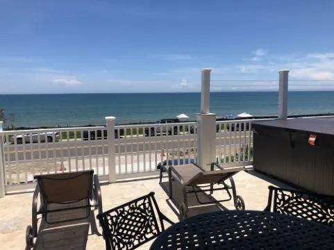 Fantastic View! Beautiful Oceanfront Beach House; Steps from the Beach!