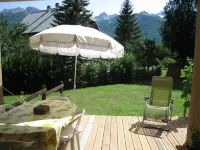 SERRE CHEVALIER Le Monetier F3 en roc belle vue face au glacier