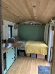 Transformed Railway Wagon- Sleeps2-Garden-Firepit Hotels in Llanfihangel Cwmdu with Bwlch and Cathedine