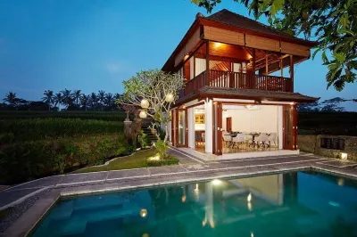 烏布普里拉雅別墅飯店 儂儂瀑布附近的飯店