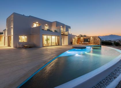 Mykonos AG Villas in Ftelia Beach