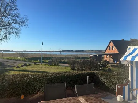 House Boddenkieker 1, Rügen, terrace with magnificent sea view, Göhren, Sellin