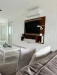 Fully equipped apartment with AC, WiFi in unique location in Vega Alta Beach.