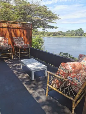 With the lake on your doorstep, BEACH 2 minutes away and river swimming hole .