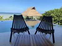 Escape to Paradise, Minimalist 4-BR Beachfront: 300 Mbps with amazing views - piscine