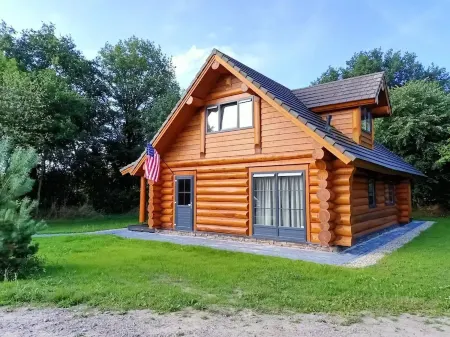 Unique wooden villa (5p) with sauna in Twente 1