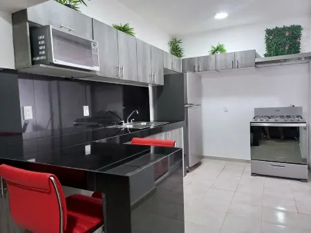 Family home with pool.