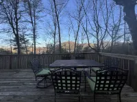 Chalet Cabin, Mountain Views, Spa Tub Near Helen with Hiking Trail to Creek - Mountain view