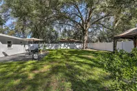 Chic Home w/ Fire Pit & Patio, Walk to Lake! - 3-Star