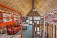 Quiet Big Bear City Cabin w/ Loft: 5 Mi to Village - Wifi