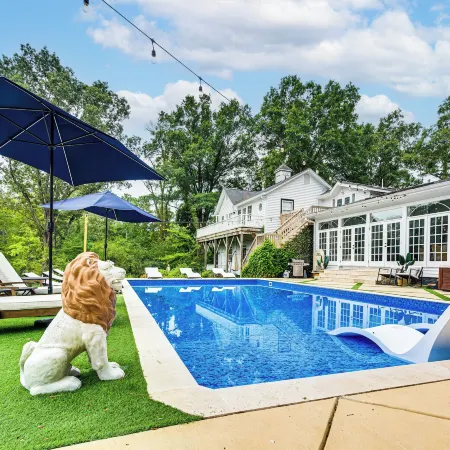 Spacious Durham Home w/ Fire Pit & Hot Tub!