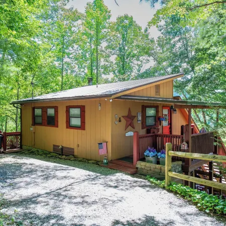 Smoky Mtn Cabin Near Bryson City Hot Tub & Views