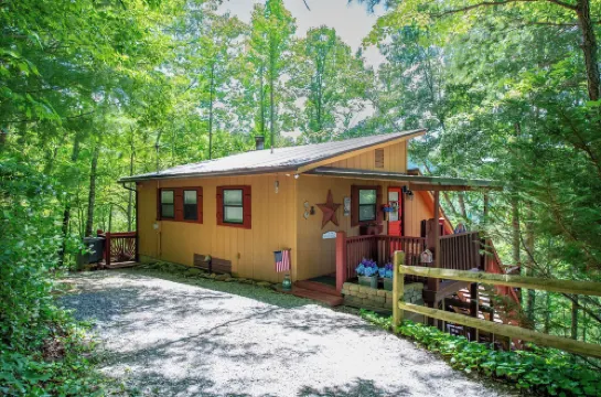Smoky Mtn Cabin Near Bryson City Hot Tub & Views