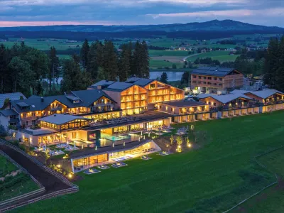 PANORAMA Allgäu Spa Resort Hotels in der Nähe von Staumauer Grüntensee