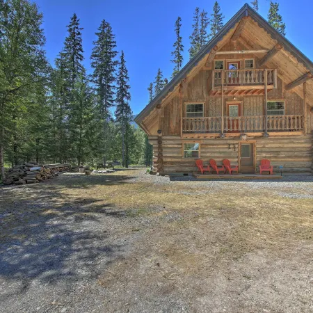 Expansive Moyie Riverfront Cabin - Pets Welcome!