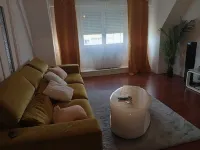 Apartment with bedroom, living room and fully equipped kitchen in the city center.