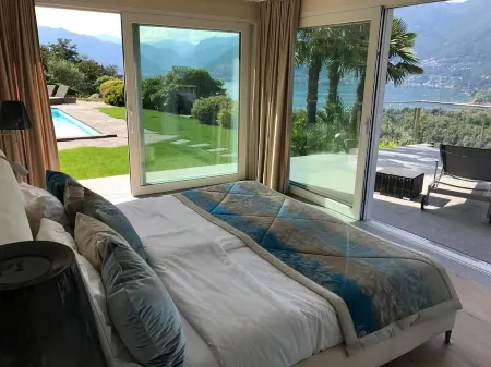 Luxury villa with a lake view Отели в г. Magadino