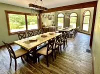 Poconos 6BR Retreat on 6 Private Acres – Hot Tub, Game Room, Fire Pit, Sleeps 16