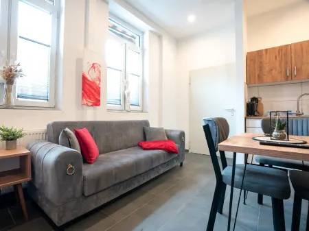 Serviceroom24 - Apartment 1 in Recklinghausen Hoch Wlan - TV - 24-7 Check-in