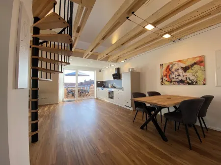 Vacation apartment Scheuring 2nd floor north Отели в г. Нордхайм-на-Майне