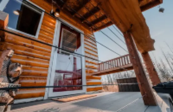 Cozy Big Lake Cabin Retreat with Washer & Dryer and Private Hot Tub & Sauna